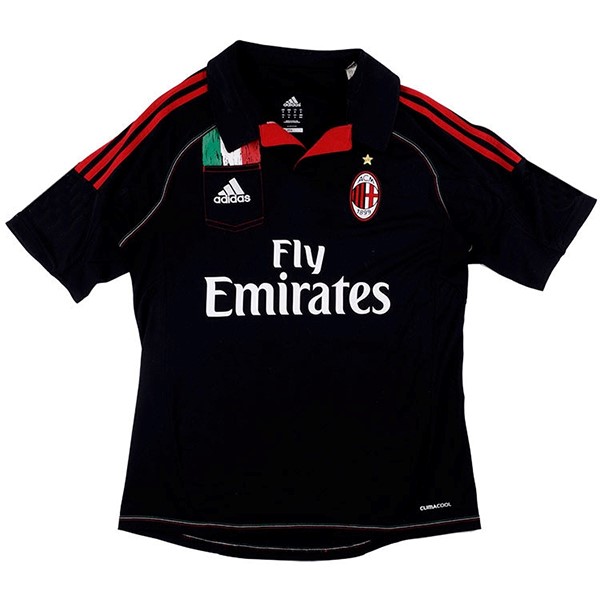 Camiseta AC Milan Tercera equipación Retro 2012 2013 Negro
